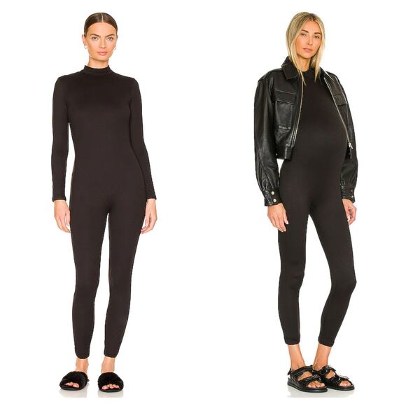 NWT Bumpsuit Gigi Jumpsuit Size XS Black Maternity Turtleneck Comfort Minimalist - Picture 1 of 13